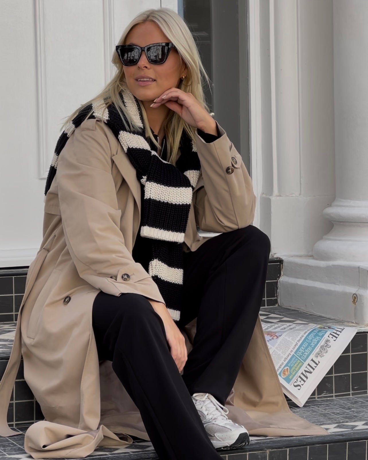 VMCHLOE Trenchcoat - Silver Mink